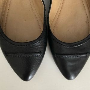Frye Olive Seam Ballet Flats